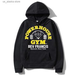 Men's Hoodies Sweatshirts Powerhouse Gym Harajuku Geek Funny Hoodie Men's Fashion EU Size Cotton Hoodies Clothes Men Women Oversized Loose Sweatshirt Tops T230731