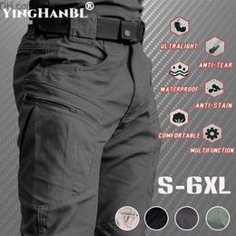 Men's Pants Summer casual lightweight military pants men's waterproof and quick drying goods camping coat tactical pants breathable Z230801