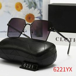 2023 luxury designer sunglasses New Women Polarization Frameless Driving Sunglasses Fashion 6221 Style 1
