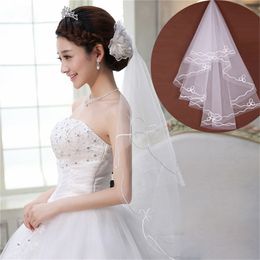 New Fashion Style Handmade Polyester Generous Bride Wedding Accessories Party Lace Veil