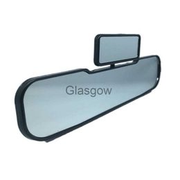 Car Mirrors 2 In 1 Rotatable Wide Angle Safety Car Mirrors Double Rearview Mirror Child View Infant Kids Interior Accessories x0801