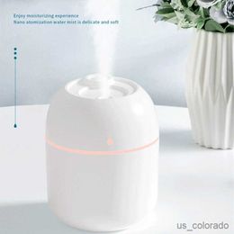 Humidifiers Portable Water Drop Humidifier USB Desktop Indoor Air Atomization Humidifier Household Mute Large Spray Humidifier R230801