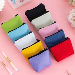 Storage Bags Coin Wallet Bag Handmade Women Girl Literary Zipper Purse Sundries For Key Earphone Sanitary Towels Pouch