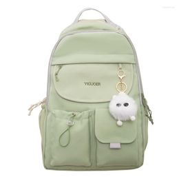 School Bags Middle For Girls Teenagers College Student Backpack Women Nylon Campus Casual Bagpack
