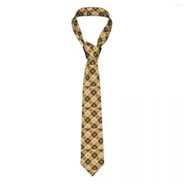 Bow Ties Mens Tie Classic Skinny Sun Plaid Neckties Narrow Collar Slim Casual Accessories Gift
