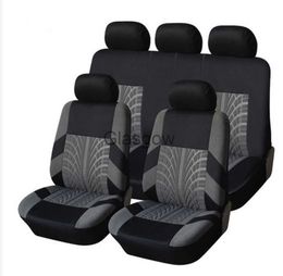 Car Seats Car Seat Cover Universal Four Seasons Tyre Pattern Global Most Model Protective Gear Fabric Car Cover Car Seat Cover x0801