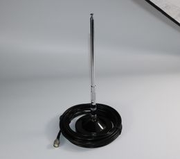 Inceiling Sers Indoor Sucker Collapsible Vehicle FM Telescopic Antenna for 5W 7W 15W Radio Transmitter 230801