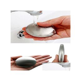 Handmade Soap Circle Stainless Steel Magic Eliminating Odor Smell Cleaning Kitchen Bar Hand Chef Odour With Box Packaging Drop Deliv Dhbm4