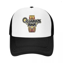 Ball Caps Womens DS9 Quark39;s Bar Vintage V-Neck T-Shirt Baseball Cap Snap Back Hat Rave Male Women'S