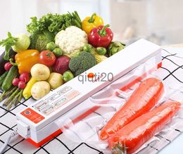 Vacuum Food Sealing Machine 220V Best Food Vacuum Sealer Automatic Commercial Household Food Vacuum Sealer Air Sealing System with 10Pcs Bags L240108