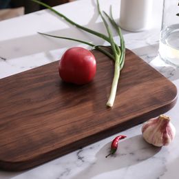 Other Kitchen Tools Black Walnut Cutting Board Wood Solid Whole Rootstock Fruit Lacquerless Chopping Wooden 230731