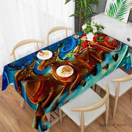 Table Cloth Merry Christmas Family Dinner Tablecloth Birthday Party Wedding Decoration Dining Table Coffee Table Tablecloth Navidad R230801