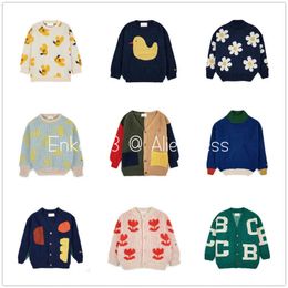 Pullover 2023 AW BC Kids Clothes Jumper Fashion Designer Children Boys and Girls Winter Warm Knit 23 Arrivals 230801