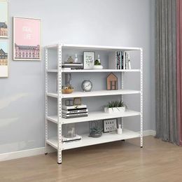 5-layer printer storage rack Floor to floor Multi-layer storage rack Wrought iron multifunctional bookshelf