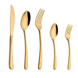 Stainless steel flatware set food grade silverware cutlery set utensils include knife fork spoon teaspoon