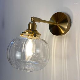 Wall Lamp American Industrial Style Glass Light Sconces Lighting Kitchen Island Living Room Bedroom Apple Led Colored Ball