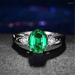 Wedding Rings Adjustable Crystal Couple Ring Men Women Finger Jewellery Valentine Gift White Zircon Coloured Gemstone