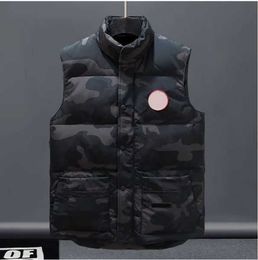 Men's Canadas Gooses Down Vest Designer Mens Waistcoat Winter Vests Unisex Couple Bodywarmer Womens Jacket Sleeveless Outdoor Warm Thick Outwea Xore