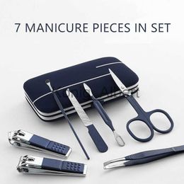 Nail Clippers Blue Manicure Tools Set Pro Max Stainless Steel Professional nail clipper Kit of Pedicure Paronychia Nippers Trimmer Cutters x0801