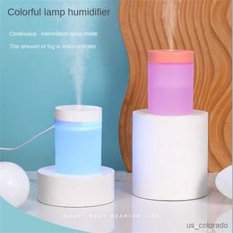 Humidifiers USB Air Car Humidifier Ambient Essential Oil Mini Fragrance Diffuser Colour Light Perfume Mist Maker Room Home Accessories R230801