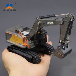 Aircraft Modle HUINA Model car toy 1 64 1 50 Metal Alloy Excavator Diecast Static Truck crawler engineering vehicle Collection Boy gift 230731