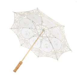Umbrellas Vintage Parasol Embroidered Wedding Handheld Pography Prop For Ladies