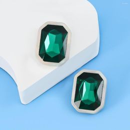 Stud Earrings Summer Simple Resin Acrylic Rectangle Daily Vintage Jewellery 2023 Women's Elegant Fashion Accessories