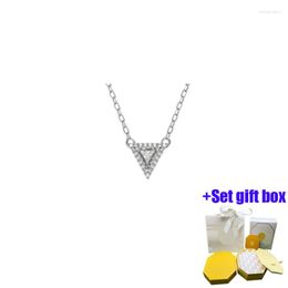 Chains Fashionable And Char2023 High Quality Ladies Necklace Smart Heart Suitable For Holiday Gifts In Gift Box