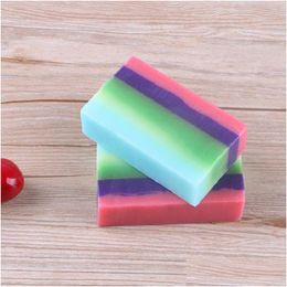 Handmade Soap Arrivals Thailand Fruit Plus Mix Colour Five Bleached Skin 100% Gluta Rainbow Soaps Drop Delivery Health Beauty Bath Bod Dhbph