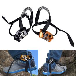 Climbing Ropes LeftRight Foot Ascender Riser Rock Mountaineering Safety Equipment 230801