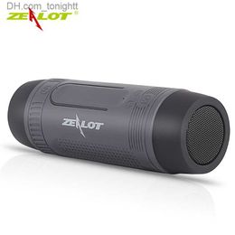 Portable Speakers Zealot S1 portable Bluetooth speaker wireless bicycle sound box with LED lights outdoor waterproof subwoofer surround sound Z230801