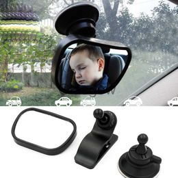 Car Mirrors Safety Car Back Seat Baby View Mirror Suction ClipOn Adjustable Baby Rear Convex Mirror Car Baby Kids Monitor Car Accessories x0801