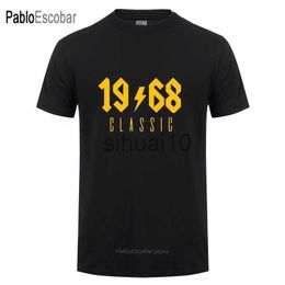 Men's T-Shirts Classic 1968 T Shirt Men Cotton Summer Cool Short Sleeve Birthday Gift Tshirt Tops Tee Mans T-shirt J230731