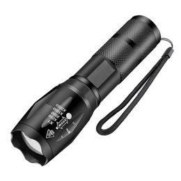 Flashlights Torches High Power Led Camping Torch 5 Lighting Modes Aluminum Alloy Zoomable Light Waterproof Material Use 3 AAA Batteries 230801