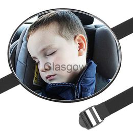 Car Mirrors Car Safety View Back Seat Mirror Baby Car Mirror Children Facing Rear Ward Infant Care Square Safety Kids Monitor 1717cm x0801