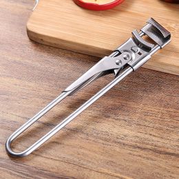 Adjustable Multifunctional Stainless Steel Can Opener Jar Lid Gripper Kitchen