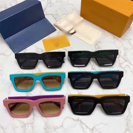 2023 New luxury designer 23 new board trendy female internet celebrity fashionable street photo Personalised box sunglasses male z1555