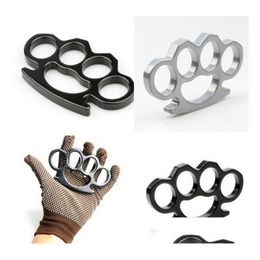 Brass Knuckles Ready To Ship Gilded Steel Knuckle Duster Color Black Plating Sier Hand Tool Clutch Fy4323 Drop Delivery Sports Outdo Dht6R