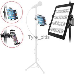 MP3/4 Docks Cradles Universal Tablet Desktop Mic Holder For Microphone Stand Mobile Phone Mount For Ipad For Iphone 4.5 to 12.9 inch Car bracket x0731