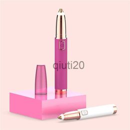 Electric Nose Ear Trimmers Eyebrow Epilator Lipstick Electric Eyebrow Trimmer Eye Brow Shaver Painless Make Up Eye Brow Face Hair Remover USB for Female x0731