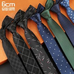 Neck Ties 1200 Needles 6cm Mens Man Fashion Dot Neckties Corbatas Gravata Jacquard Slim Tie Business Green For Men 230801