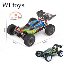 Electric RC Car WLtoys 144001 And 144007 2 4G 55KM H Rc Brush Moder 4WD Electric High Speed Off Road Remote Control Drift Racing Toys 230731