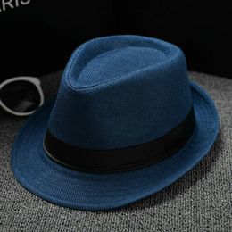 Wide Brim Hats Bucket Hirigin Fashion Unisex Straw Fedora Sun Hat Panama Trilby Crushable Men Women Foldable Travel With Belt s Cap 230801