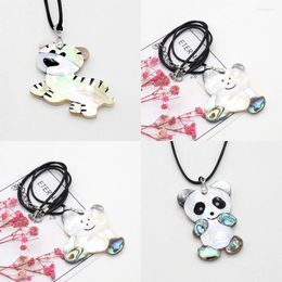 Pendant Necklaces Natural Freshwater Shell Mother-of-pearl Necklace Cartoon Animal Exquisite Charms For Jewellery Making Diy Accessories