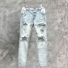 Mens Jeans Spring Boot Cut High Quality Casual Men Streetwear Slim Trendy Dance Club Skinny Toursers 230731