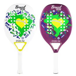 Tennis Rackets Low Price 100 Carbon Fibre Racket Beach Racquet Tenis Padle 230801