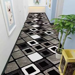 Carpets European Luxury Corridor Carpets Passageway Aisle Long Runners Hallway Decor Rug Washable Hall Runner Customizable Floor Mats R230801