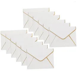 Gift Wrap 24 Pcs Blank Card Wedding Decors Decorative Envelopes Portable Compact Aluminium Foil Small Invitation Delicate