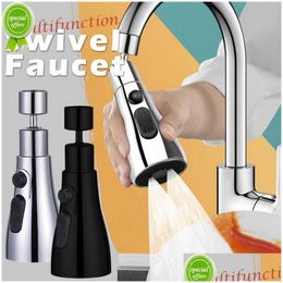 Bathroom Sink Faucets 360 Rotate Kitchen Faucet Extender Aerator Plastic Splash Philtre Washbasin Bubbler Nozzle Drop Delivery Home G Dhmc0