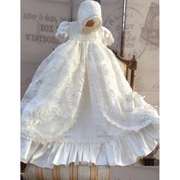 Girl'S Dresses Girl Baby Girls Christening Gowns Born Baptism Clothes Princess Lace 1St Year Birthday Dress Drop Delivery Kids Mater Dhdun